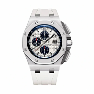 Super Clone Audemars Piguet Royal Oak Offshore White Silver Dial 44mm 26402CB.OO.A010CA.01