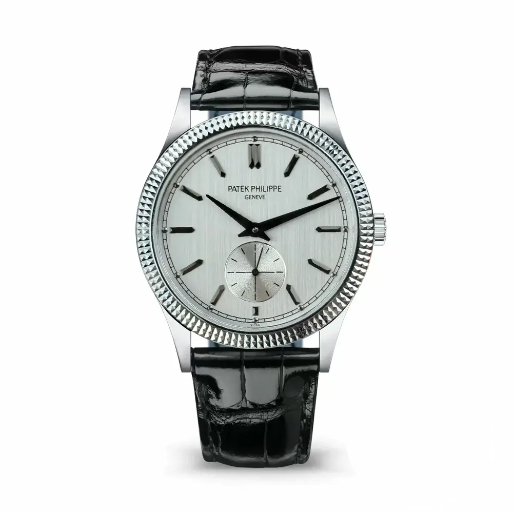 Replica Calatrava Patek 6119R-003 White Gold 39mm White Dial