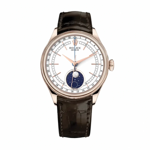 Replica Rolex Cellini Moonphase 50535 White Dial