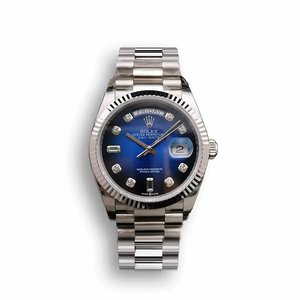 Super Clone Rolex Day-Date 128238 36mm Blue Ombre Dial