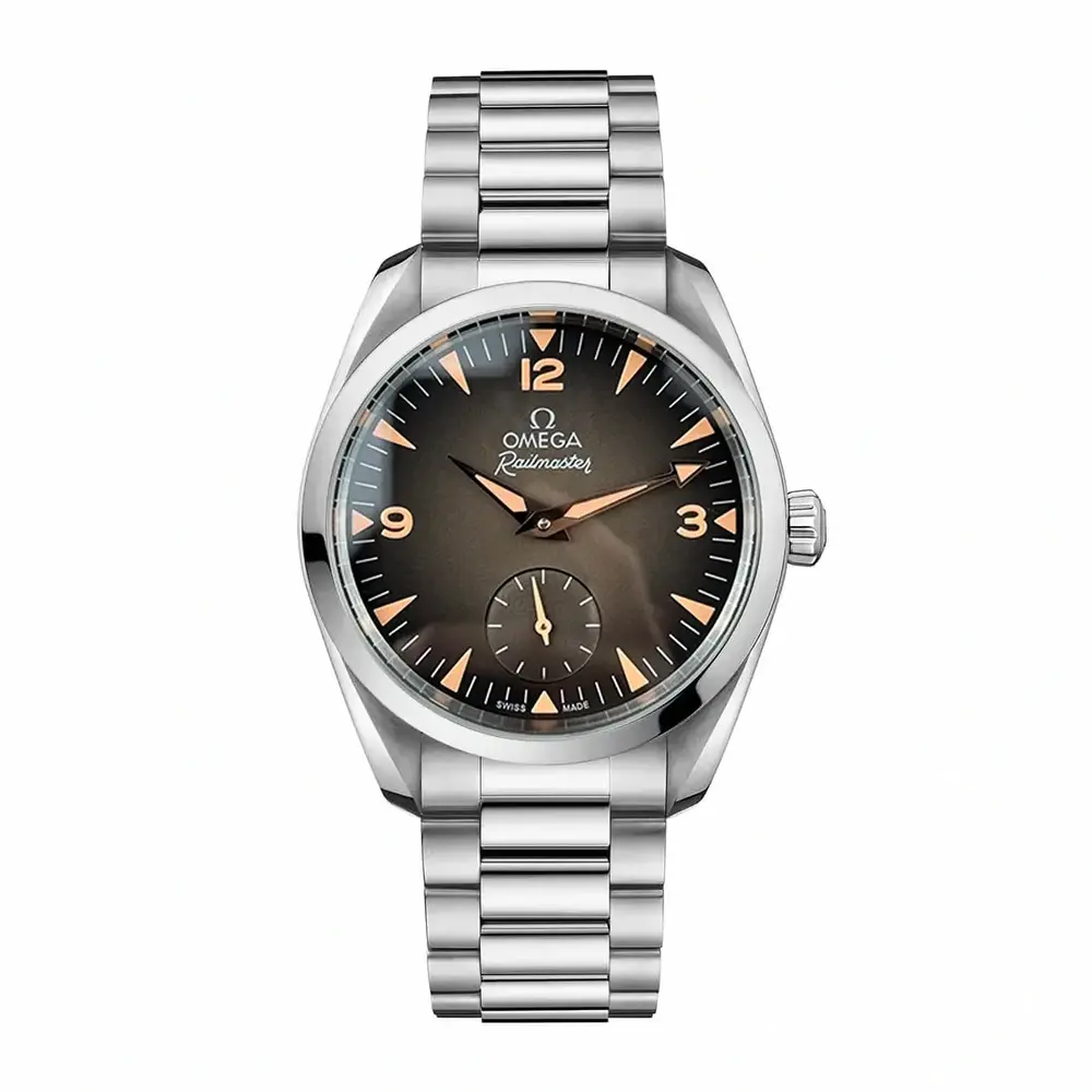 Replica Seamaster Railmaster 38mm 235.16.38.20.13.004 Brown Dial