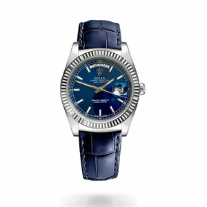 Replica Rolex Day-Date 36mm Blue Dial 118139HR