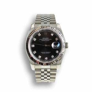 Super Clone Rolex Datejust 126233 36mm Dial Black Diamond