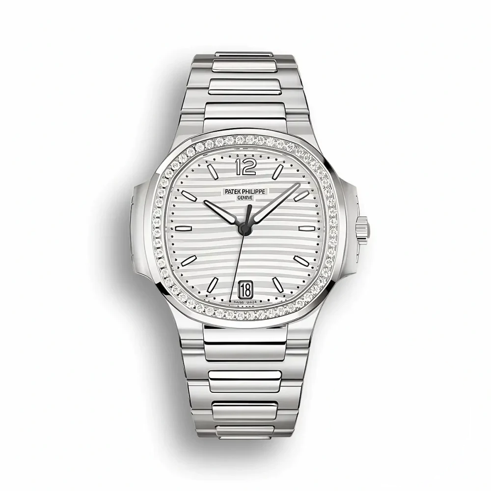 Replica Nautilus 7118/1200A-010 Patek Philippe “Ladies Automatic” 35.2 mm, White Dial - Image 6