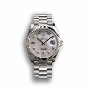 Super Clone Rolex Day-Date 128238 36mm White Dial