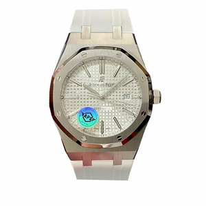 Replica Audemars Piguet Royal Oak White Rubber 15400ST.OO.1220ST.02