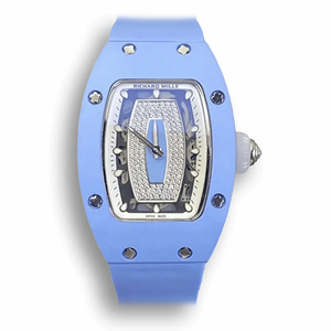 Super Clone Richard Mille 07-01 Blue Ceramic Case