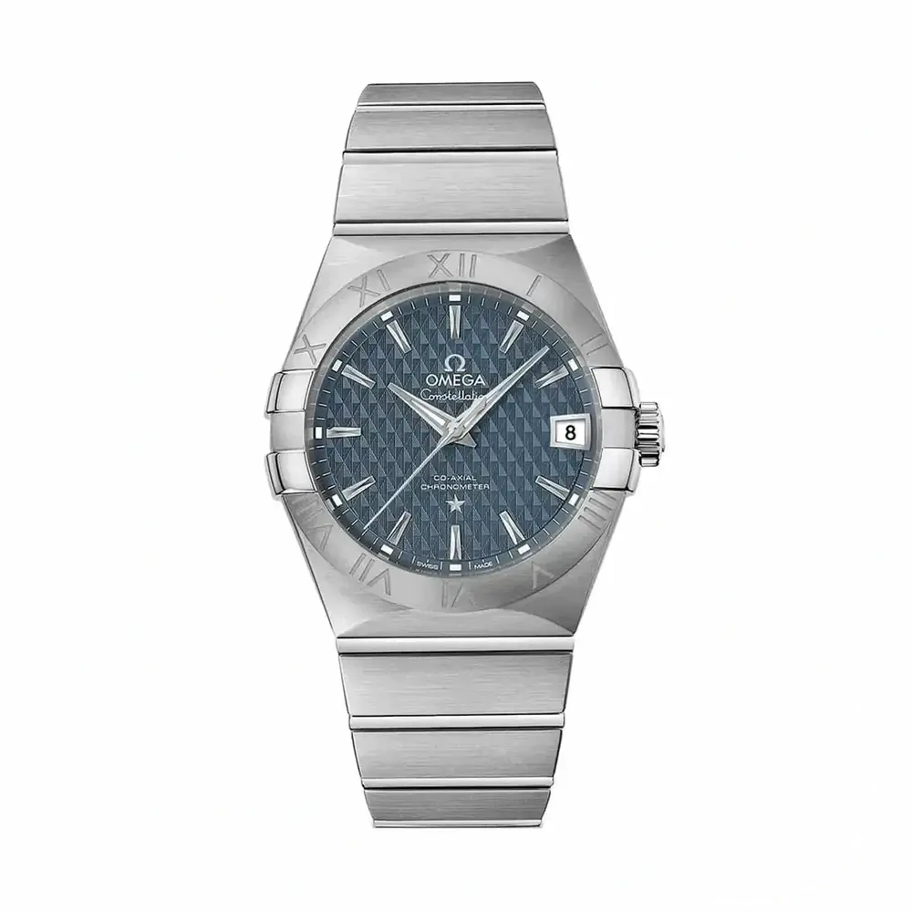 Replica Omega Constellation Blue Dial 38mm 123.10.38.21.03.001
