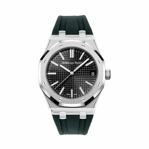 Replica Audemars Piguet Royal Oak Black Dial, Rubber 15500ST.OO.1220ST.03 41mm