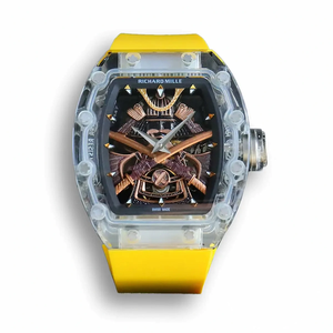 Replica Richard Mille 047 New Samurai Armor Yellow Strap