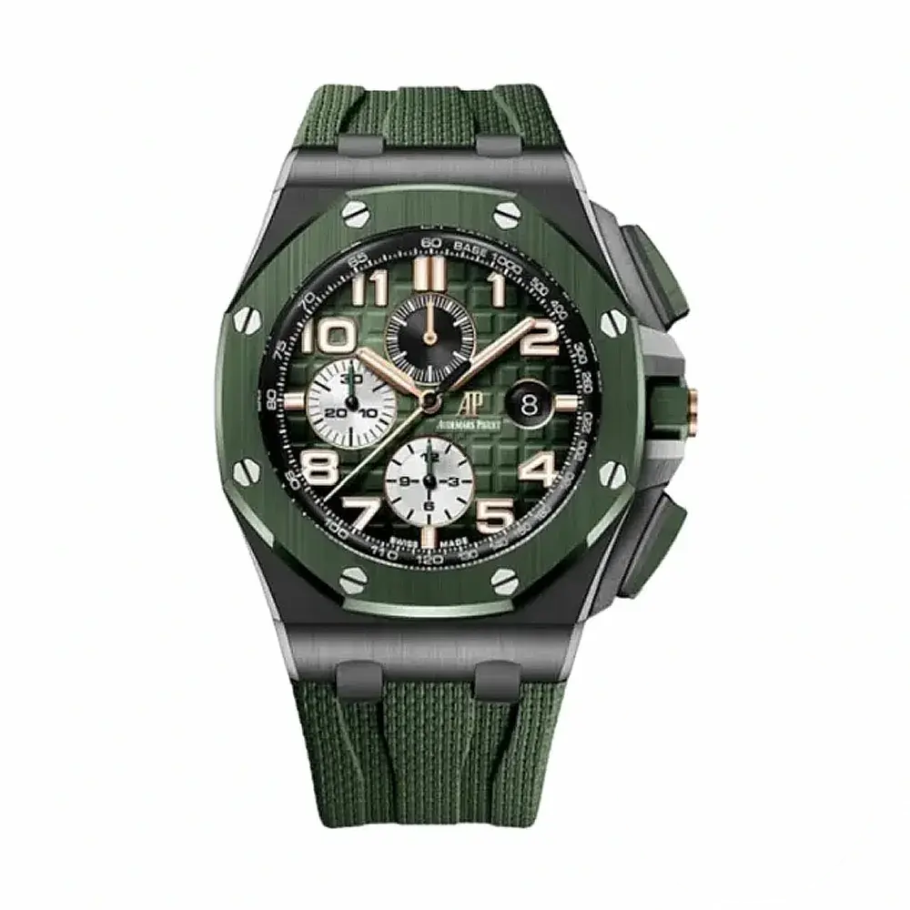 Replica Audemars Piguet Royal Oak Offshore Forest Green Dial 44mm 6405CE.OO.A056CA.01