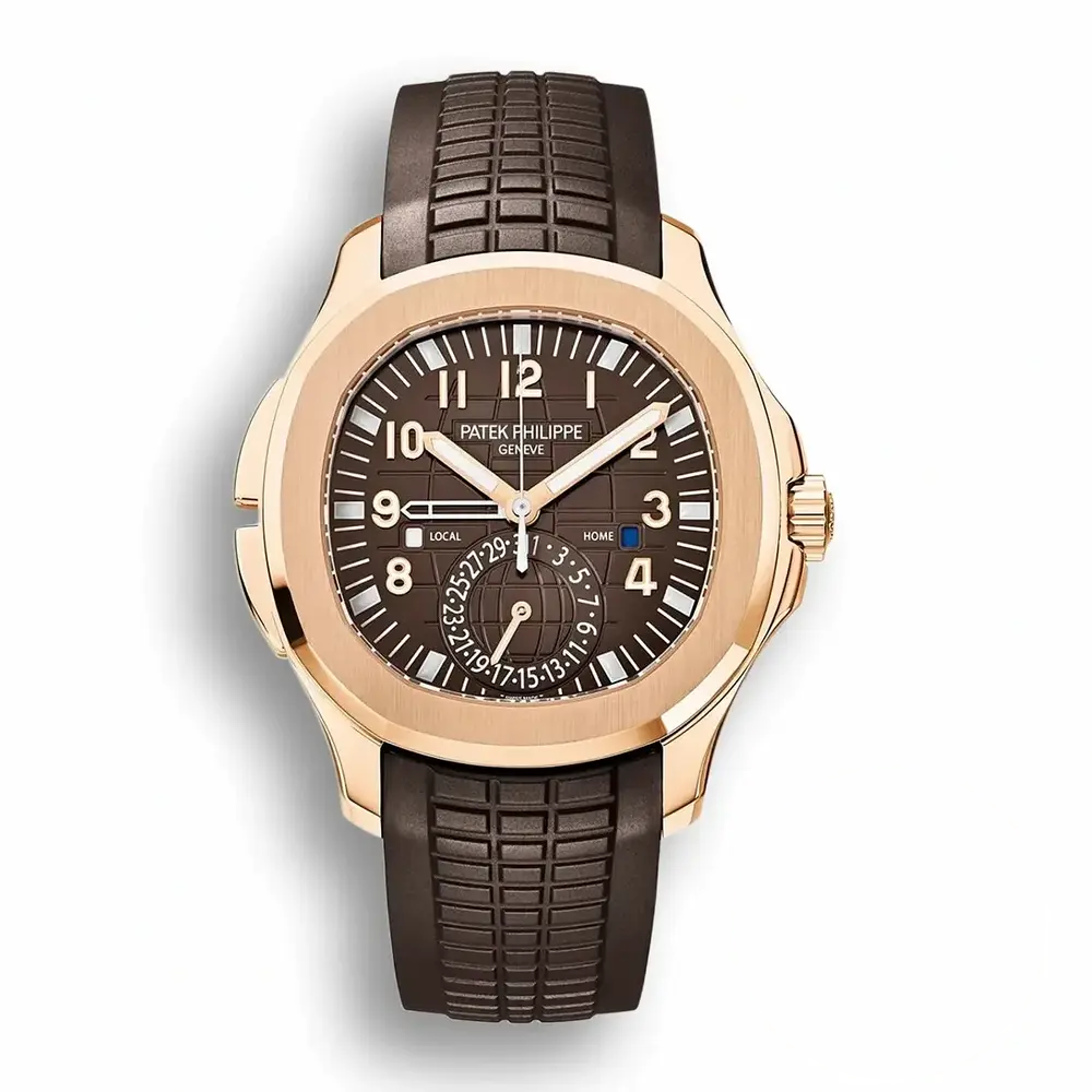 Replica Aquanaut 5164R-001 Patek Philippe Travel Time 40.8 mm, Rose gold