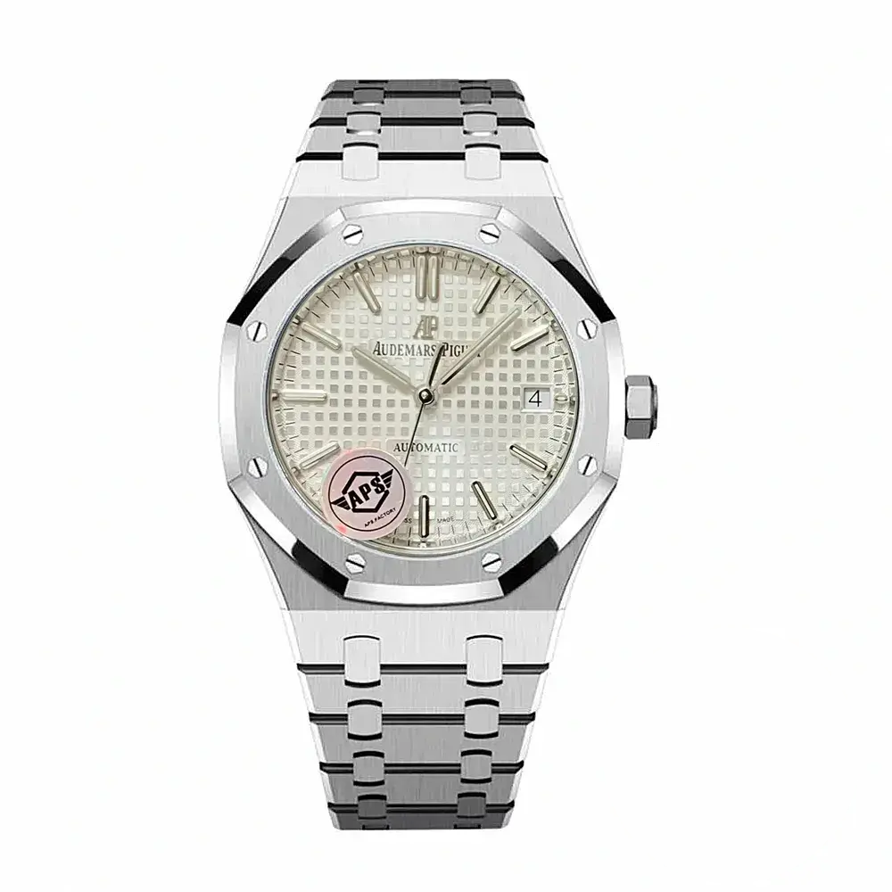 Super Clone Audemars Piguet Royal Oak White Dial 15450ST 37mm