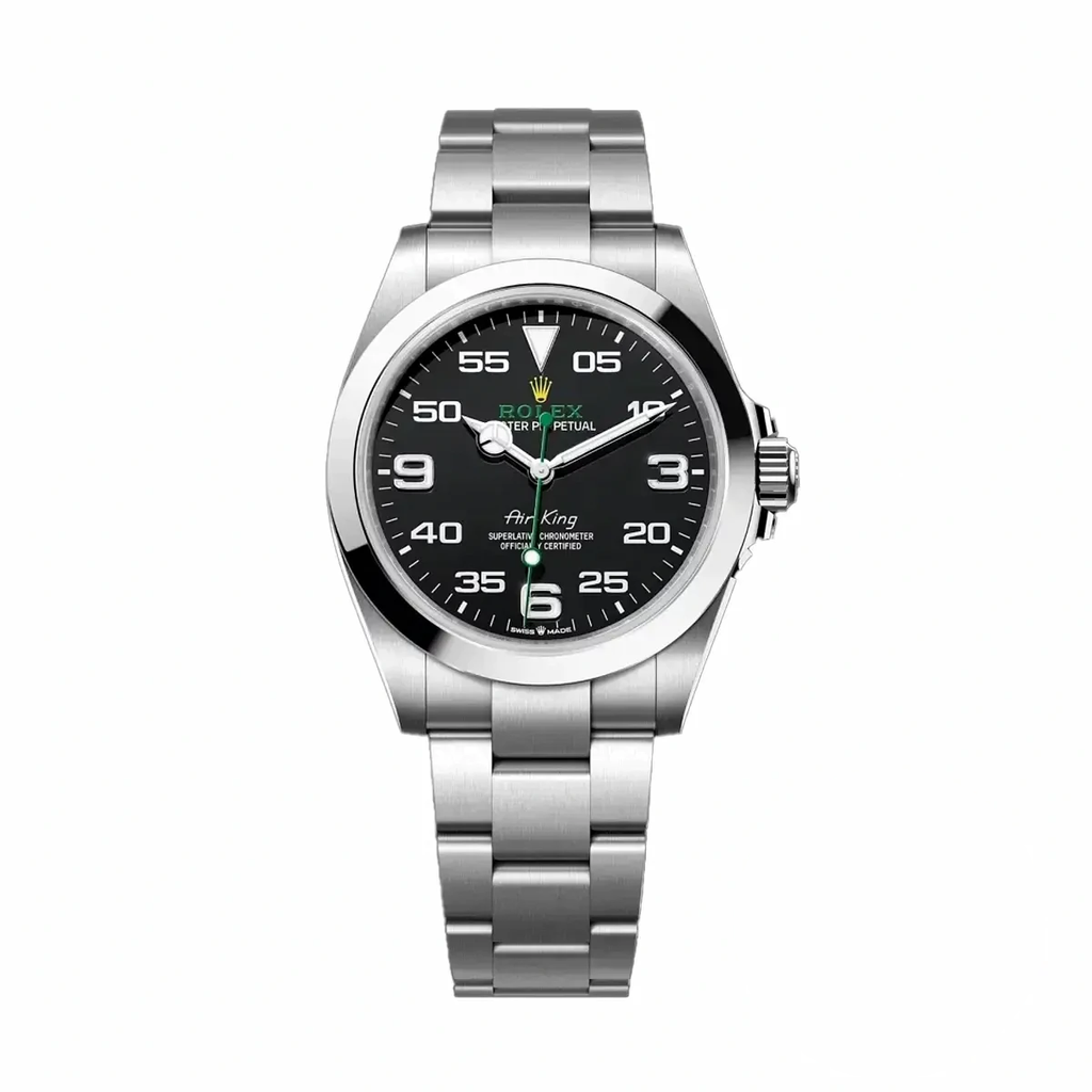 Replica Rolex Air-King 38mm Dial Black 1454020