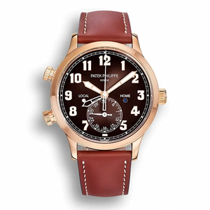 Replica Complications 5524R-001 Patek Philippe CALATRAVA PILOT TRAVEL TIME. 42 mm, Rose Gold