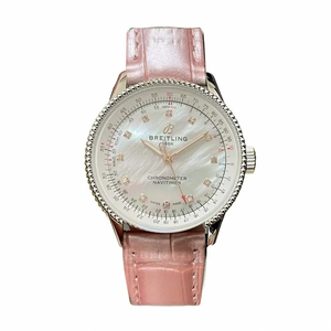 Replica Breitling Navitimer Pink Crocodile 35mm A17395211A1P3