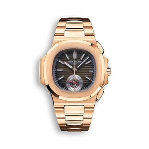 Super Clone Patek Nautilus 5980-7R Rose Gold 40.5mm Brown Dial