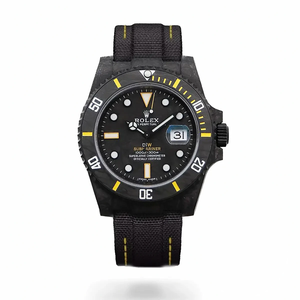 Replica Submariner Carbon Black Nylon Strap VS3135