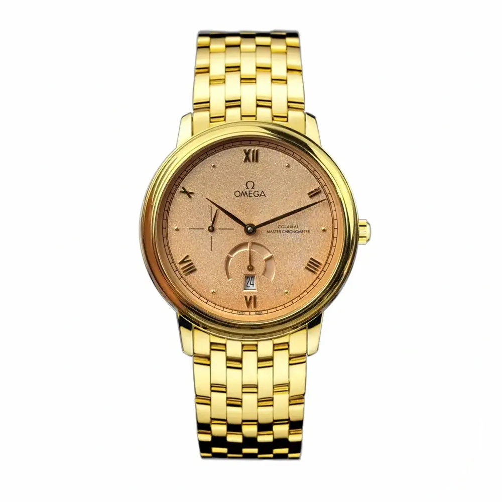 Super Clone Omega De Ville Prestige 40mm, Yellow Gold, 434.20.41.21.09.001