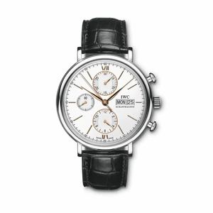 Replica IWC Portofino Chronograph Silver Dial 42 IW391001