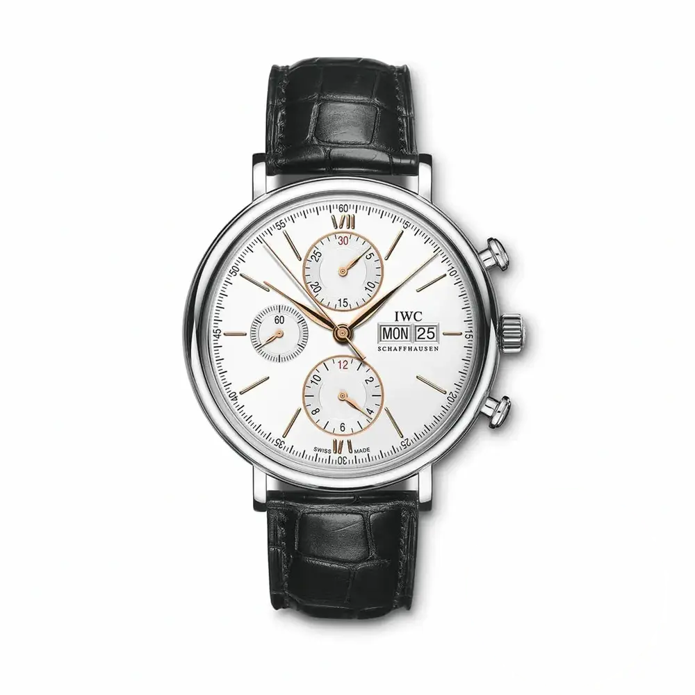 Replica IWC Portofino Chronograph Silver Dial 42 IW391001