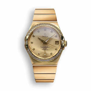 Replica Omega Constellation Gold, Diamond 38mm 123.55.38.21.58.001