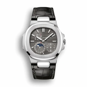 Replica Nautilus 5712G-001 Patek Philippe Moon phases. 40 mm, White gold