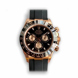 Super Clone Rolex Super Universe Chronograph Daytona 116515 Black Dial