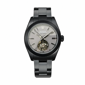 Replica Rolex Milgauss Label Noir Oyster Tourbillon 116400