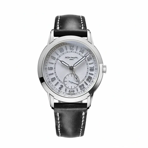 Super Clone Complications 5224R-001 Patek Philippe 24-HOUR DISPLAY, TRAVEL TIME. 42 mm, White Gold