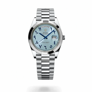 Replica Rolex Day-Date 40mm Blue Arabic Dial 228206