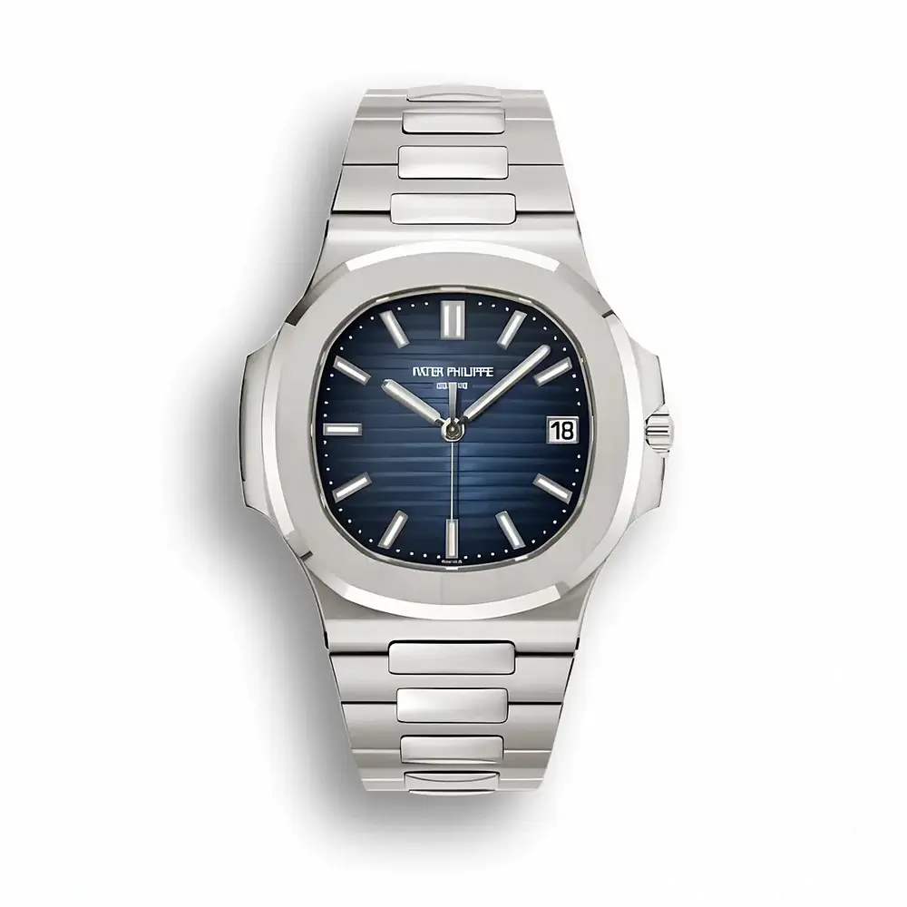 Replica Nautilus 5811/1G-001 Patek Philippe Date, Sweep seconds 41 mm, White gold