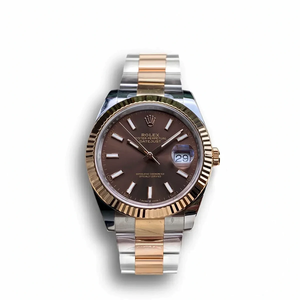 Super Clone Rolex Datejust m126331 41mm Chocolate Dial