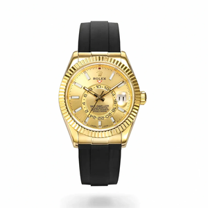 Replica Rolex Sky-Dweller 326238 42mm Champagne Dial