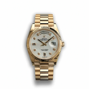 Replica Rolex Day-Date 128238 36mm Mother of Pearl Diamonds Dial