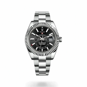 Replica Rolex Sky-Dweller m326934 42mm Black Dial