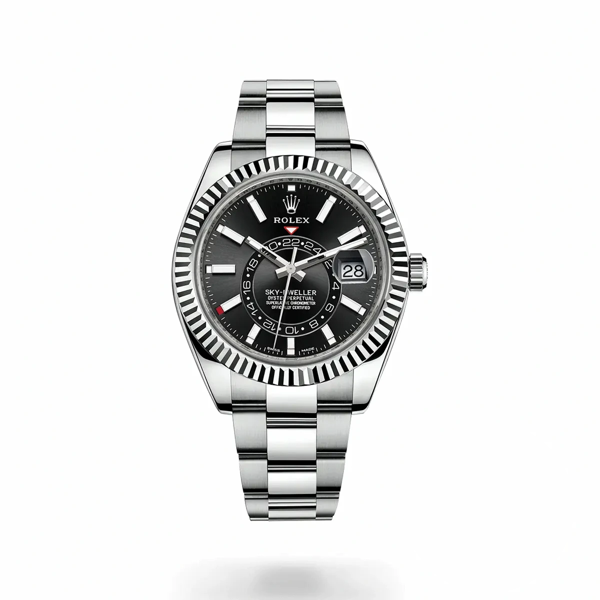 Replica Rolex Sky-Dweller m326934 42mm Black Dial