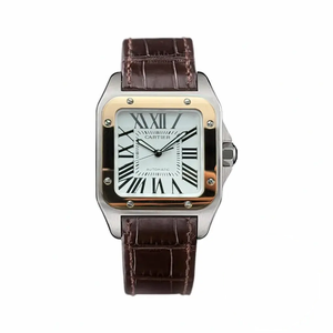 Replica Cartier Santos de Cartier 100 Rose Gold W20107X7