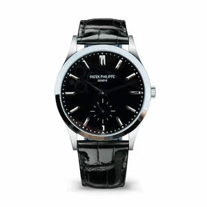 Replica Patek Philippe Calatrava 6196P-003 38mm White Gold, Black Dial
