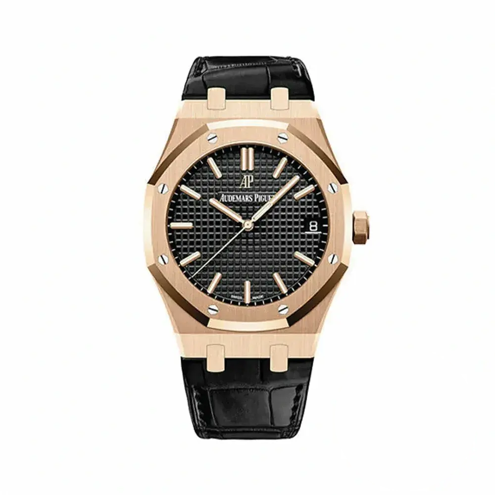 Replica Audemars Piguet Royal Oak Leather Strap 15500OR