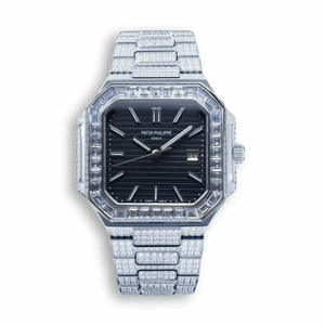 Super Clone Cubitus 5821/1AR Patek Philippe 45 mm Black Dial, Diamond