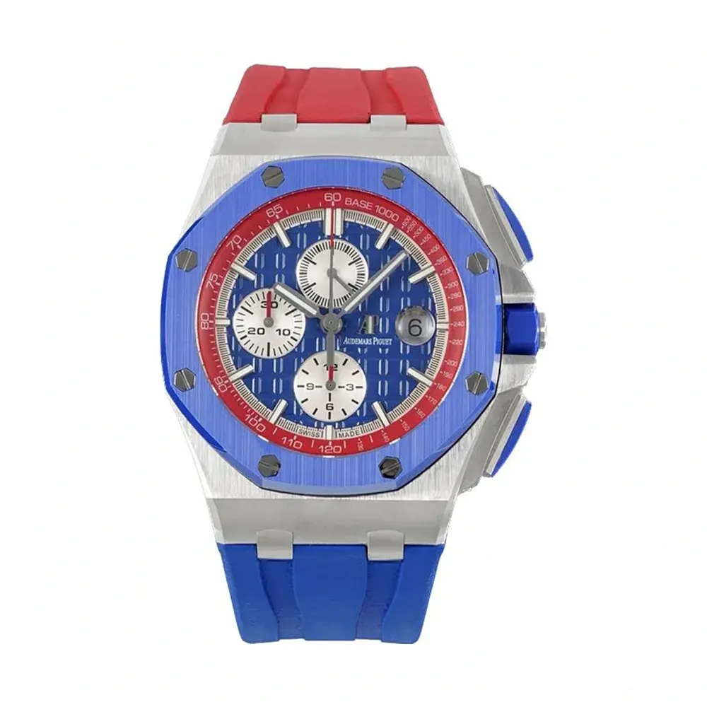 Replica Audemars Piguet Royal Oak Offshore Bright Blue Dial 44mm 26400SO.OO.A502CA.01