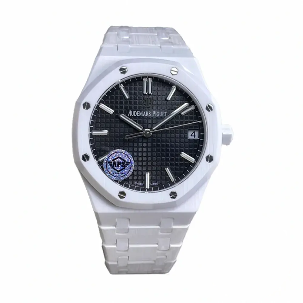 Super Clone Audemars Piguet Royal Oak Black Dial 15500 Ceramic
