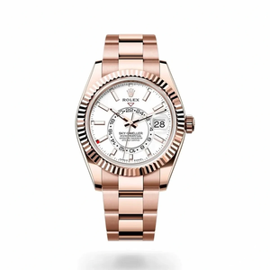 Replica Rolex Sky-Dweller 336935 Everose White Dial 42m