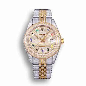 Replica Rolex Datejust 126300 41mm Diamond Dial Arabic Numerals