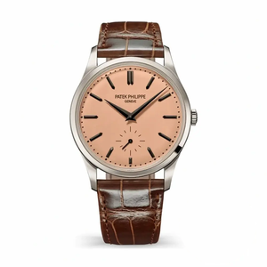 Swiss Replica Patek Philippe Calatrava 6196P-001 38mm Salmon Dial