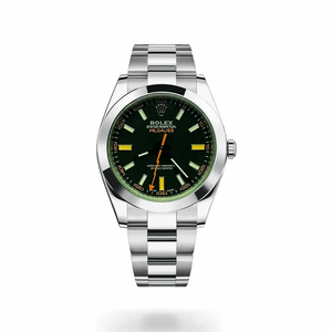 Super Clone Rolex Milgauss 116400GV Black Dial Green Sapphire 40mm