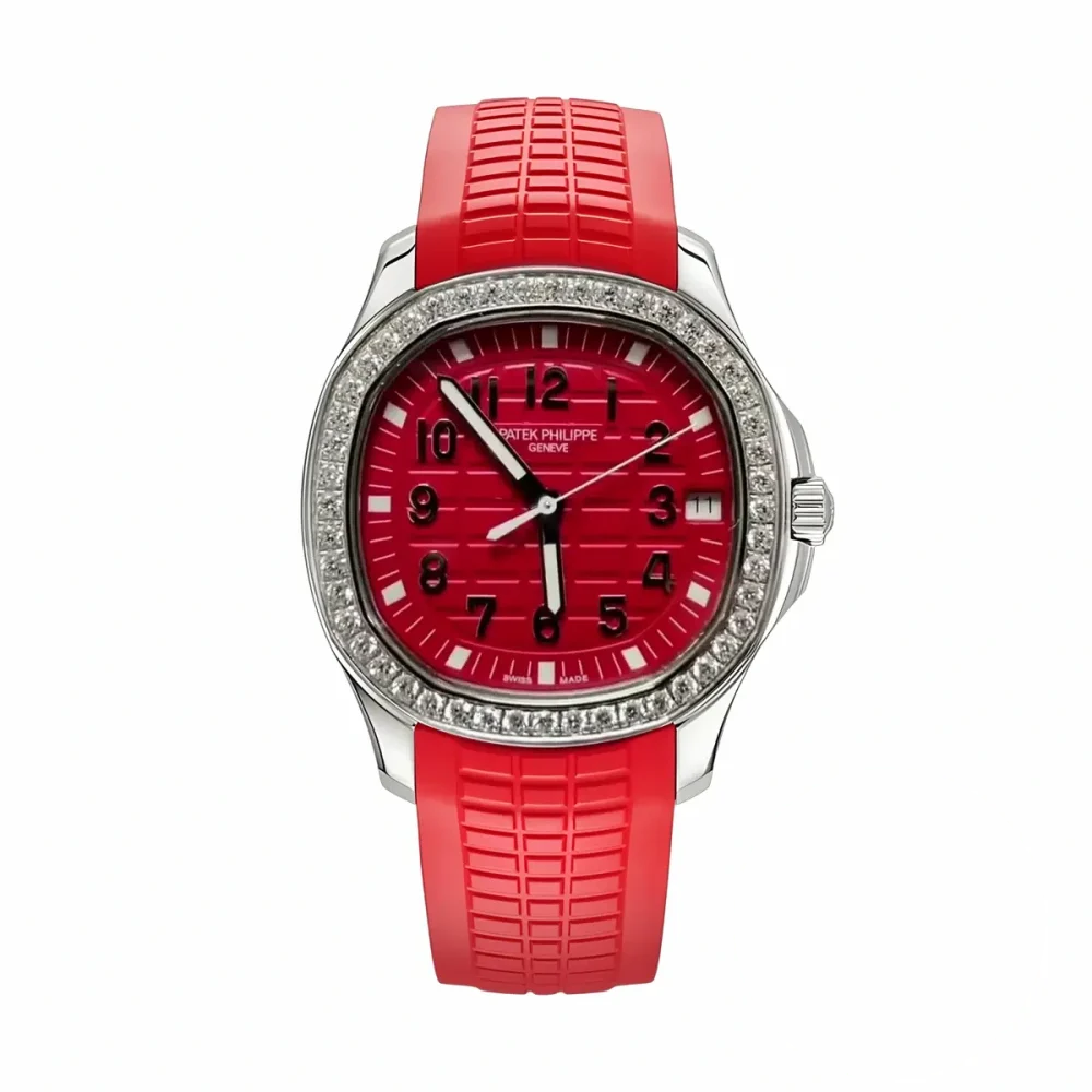Replica Aquanaut 5267/200A-011 Patek Philippe Luce 38.8 mm, Steel, Red Dial - Image 7