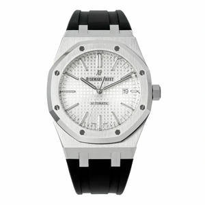 Replica Audemars Piguet Royal Oak White, Rubber 15400ST.OO.1220ST.02