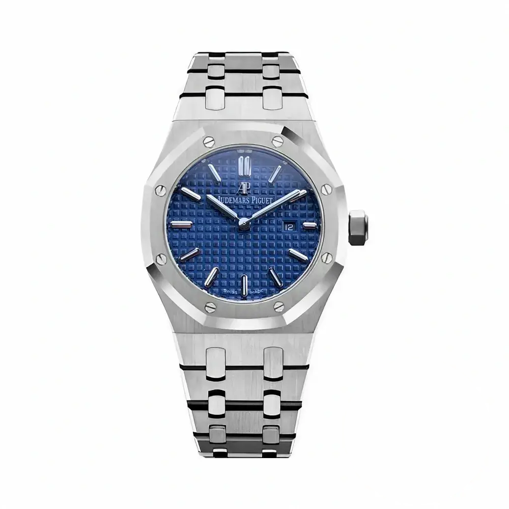 Replica Audemars Piguet Royal Oak Blue Dial 67651IP.ZZ.1261IP.01 33mm